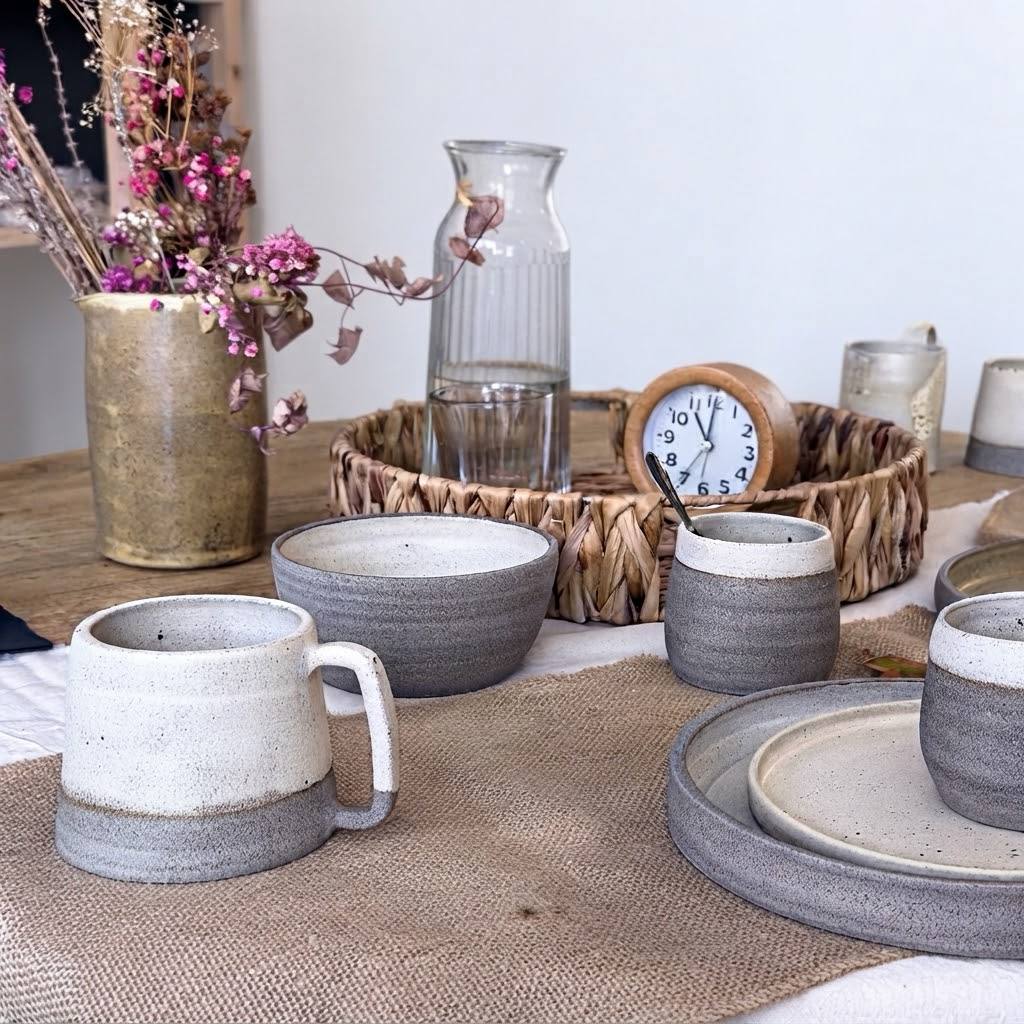 Stoneware Bowl – Speckled White